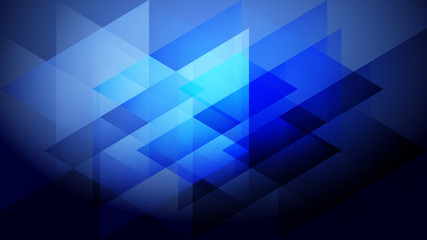 Obraz premium Abstract blue light and shade creative background with triangle. Vector illustration.