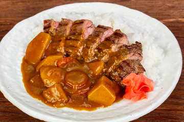 Curry with beef
