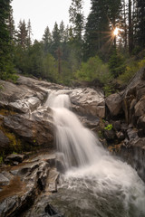 Fototapeta na wymiar hidden waterfall