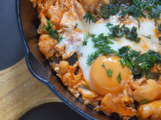 Fried eggs