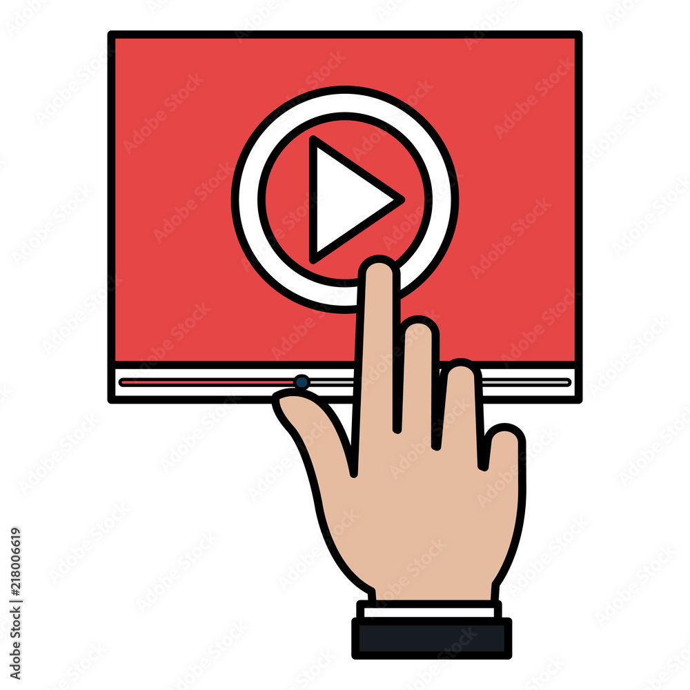 Poster hand indexing media player interface