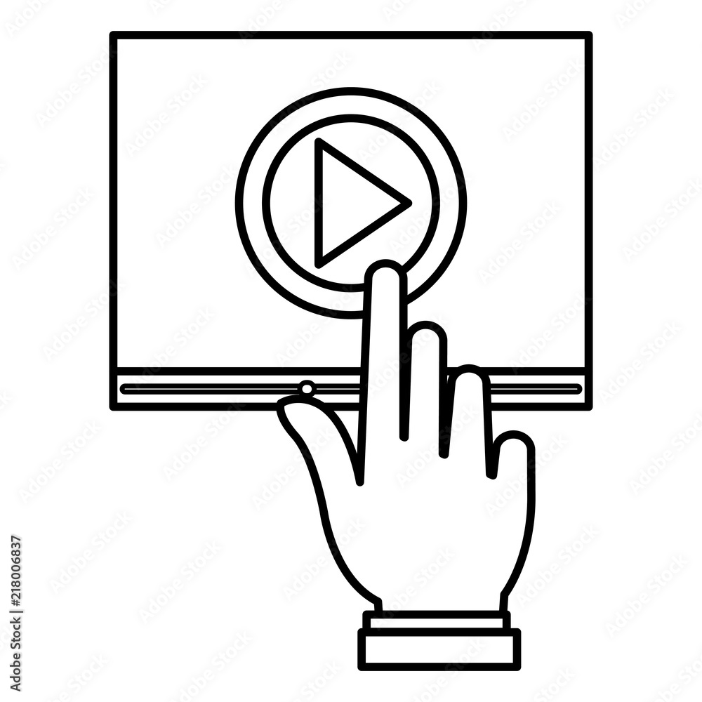 Poster hand indexing media player interface