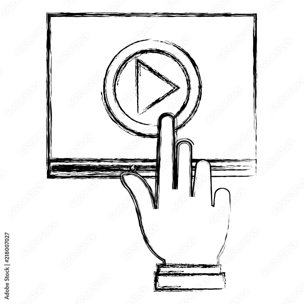 Poster hand indexing media player interface