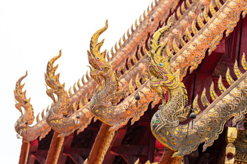 Fototapeta na wymiar Srisuphan temple (Wat Si Suphan), Chiangmai, Thailand.