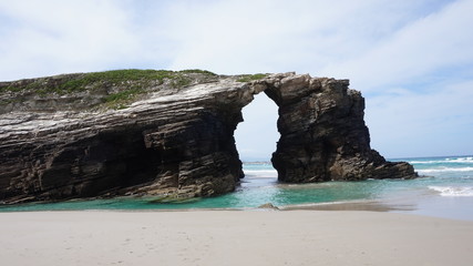 Cathedral's beach, Galicia