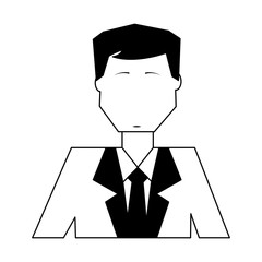 businessman elegant avatar character