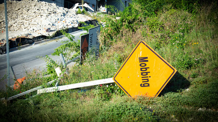 Schild 334 - Mobbing
