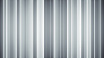 Obraz premium Glowing white vertical lines abstract 3D render
