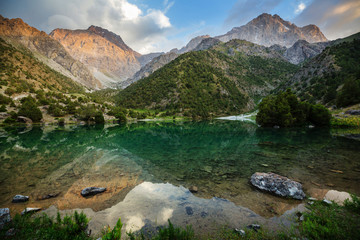 Fann mountains lake