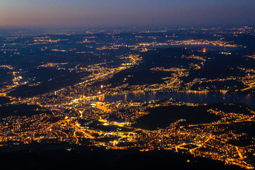 Fototapeta premium Lucerne Nightshot
