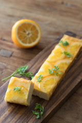 レモンのチーズケーキ