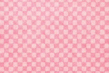 和紙 ピンク 市松模様 正月 テクスチャ