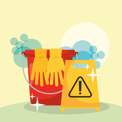 spring cleaning concept