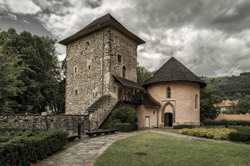Fototapeta na wymiar Tower of Kremnica castle, Slovakia