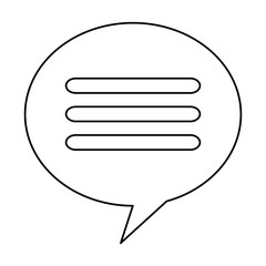 speech bubble message icon