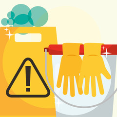 spring cleaning concept