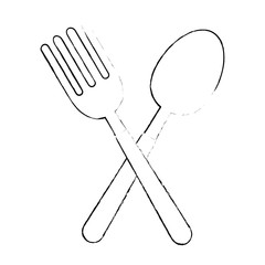 fork and spoon cutlery