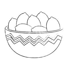 kitchen bowl with lemons