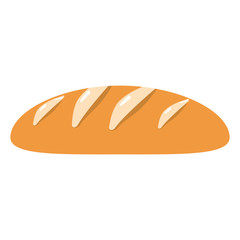 fresh bread isolated icon vector illustration design