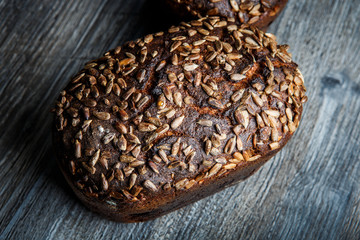 delicious handmade rectangular rye bread