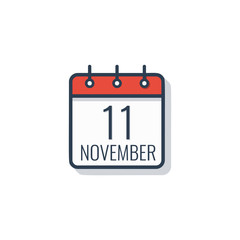 Calendar day icon isolated on white background. Vector illustration.