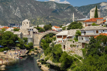 Fototapeta na wymiar Mostar Bridge