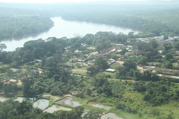 Village in the DRC, Africa