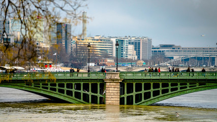 Inondations lors de la crue de la Seine en 2017