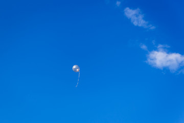 balloon in blue sky