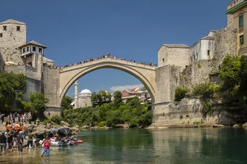 Papier Peint photo autocollant Stari Most Mostar Bridge