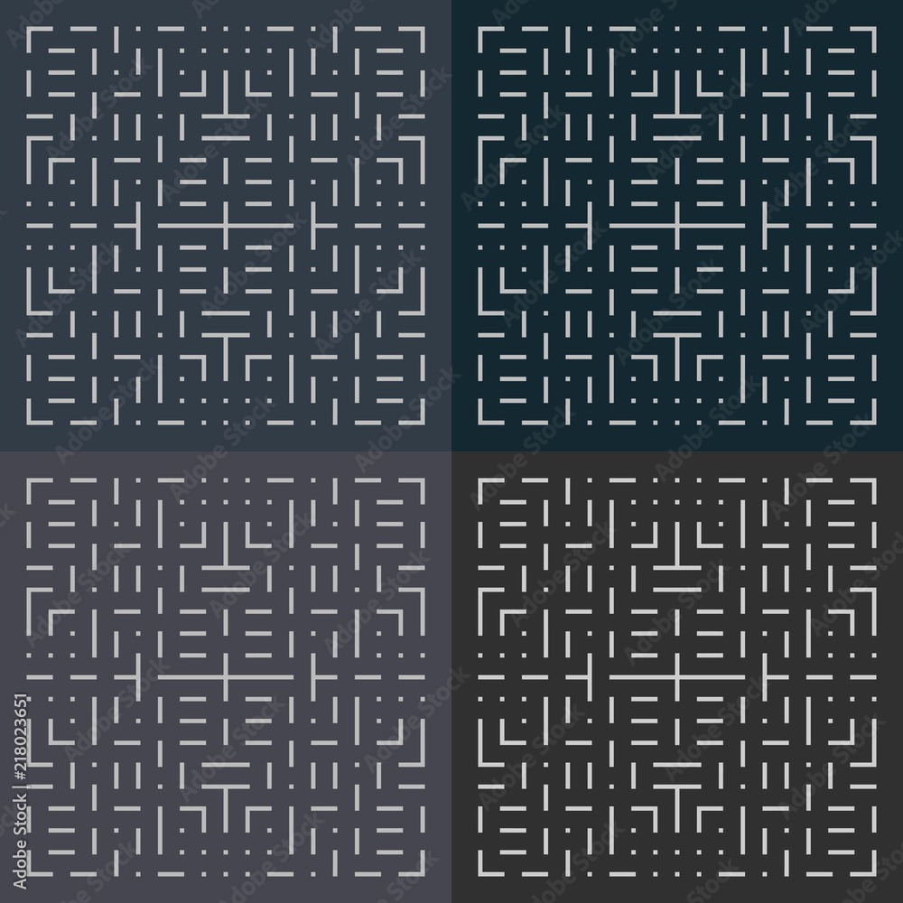 Poster abstract decorative element in the form of a maze. labyrinth vector icon.