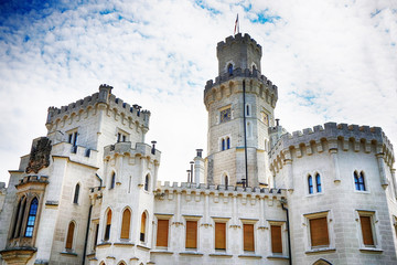 Fototapeta na wymiar Hluboka castle in the czech republic
