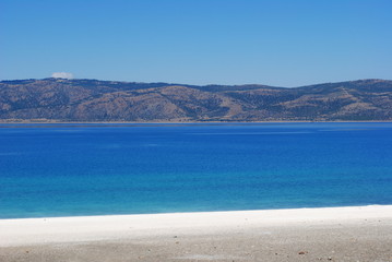 Lake Salda (Salda Golu) in Burdur province ,Turkey.