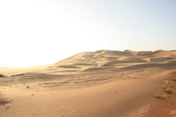 Fototapeta na wymiar Wüste und Himmel
