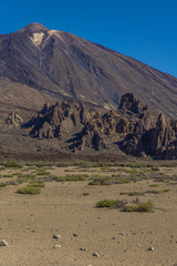 Los Roques de García vor dem Gipfel des Vulkan Teide
