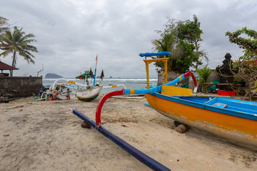 Fishing boats,Bali island,Indonesia