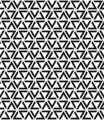 seamless monochrome geometric vector pattern.