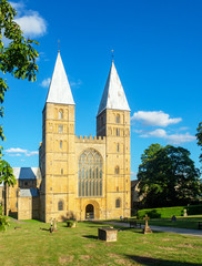 Southwell Mister and Romanesque Cathedral in Nottinghamshire, England, UK.