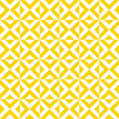 seamless yellow geometric vector fabric swatch pattern.