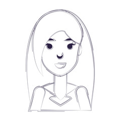 cartoon businesswoman icon