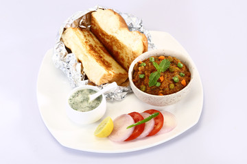 Pav bhaji Chaat, Indian Curry Dish
