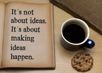 It´s not about ideas. It´s about making ideas happen.