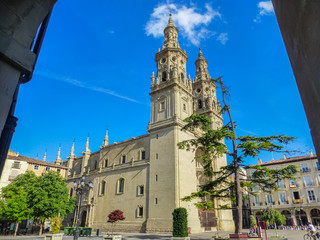 Naklejka premium Logroño, ciudad capital de La Rioja , España