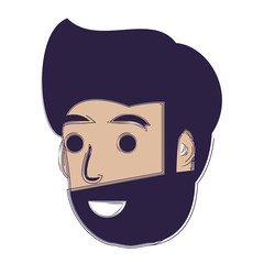 cartoon man icon