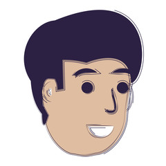 cartoon man icon