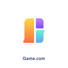 Game Com Cryptocurrency Coin Sign Isolated