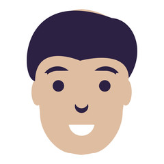 cartoon man icon