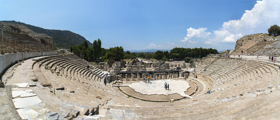 Amphitheater (Coliseum) in Ephesus (Efes) Turkey