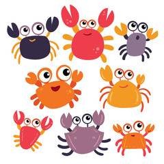 crab character vector design