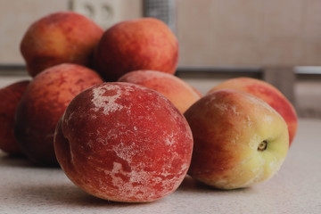 Homemade delicious peaches